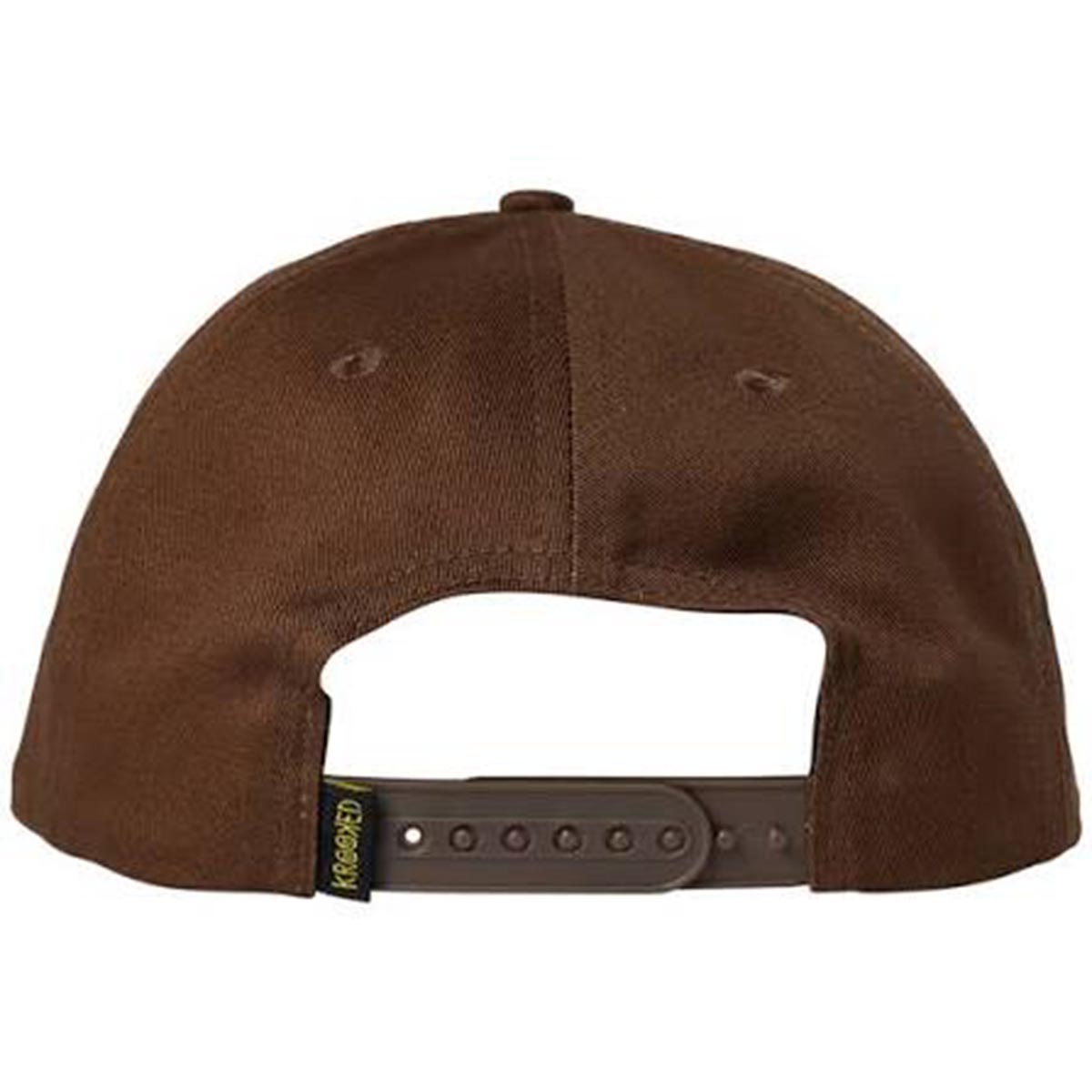 Krooked Sweatpants Redux Snapback Brown Back