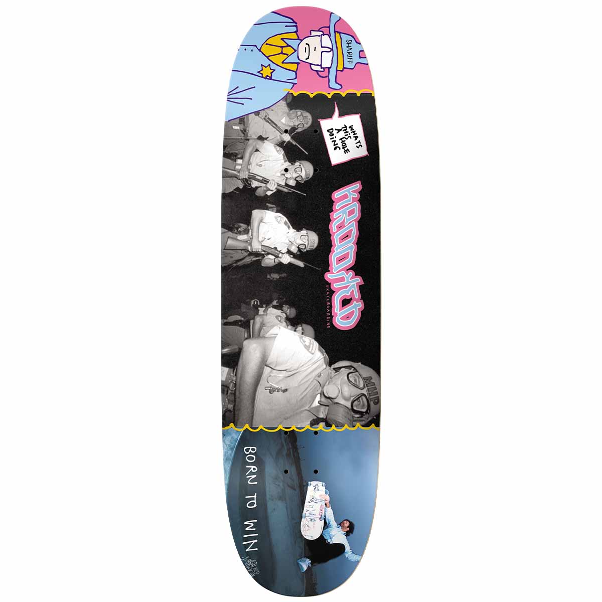 Krooked - Team A-Hole Twin Reissue 8.75 Skateboard Deck
