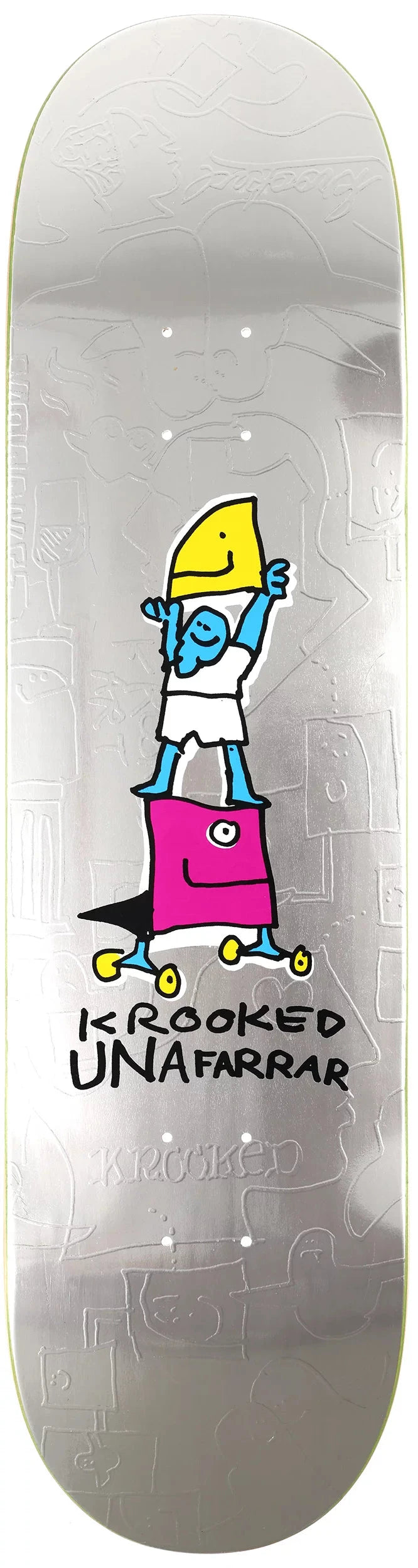 Krooked - Una Farrar Stack 8.25 Skateboard Deck.