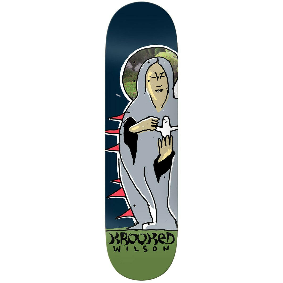 Krooked - Andrew Wilson Bird Keeper 8.25 Skateboard Deck.