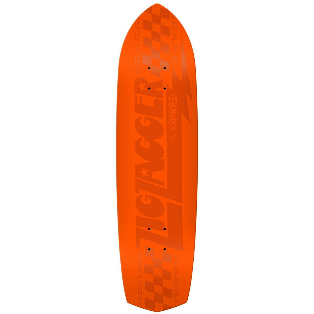 Krooked - Zip Zagger Tonal 8.62 Skateboard Deck.