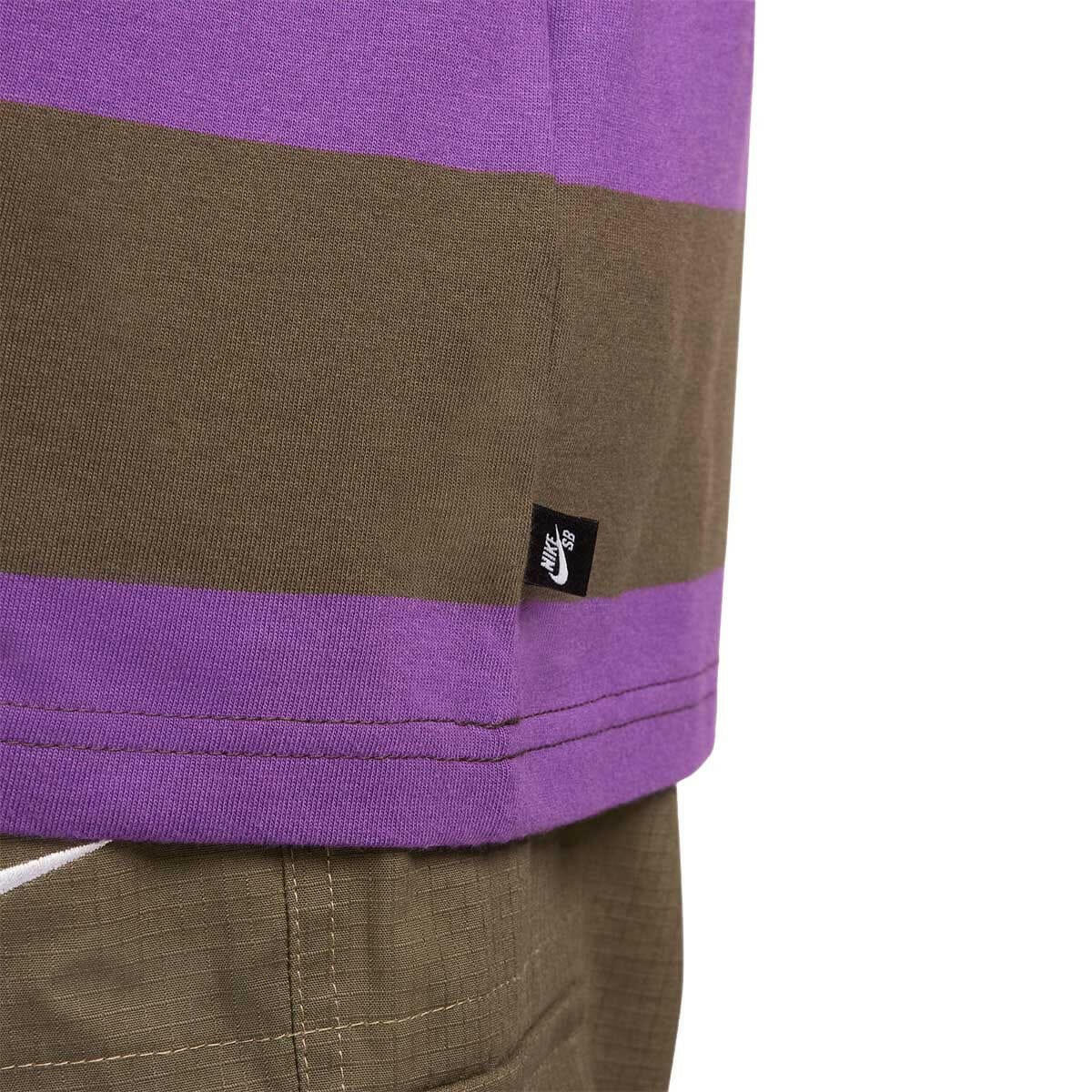 Nike SB - Stripe Tee Brown/Purple.