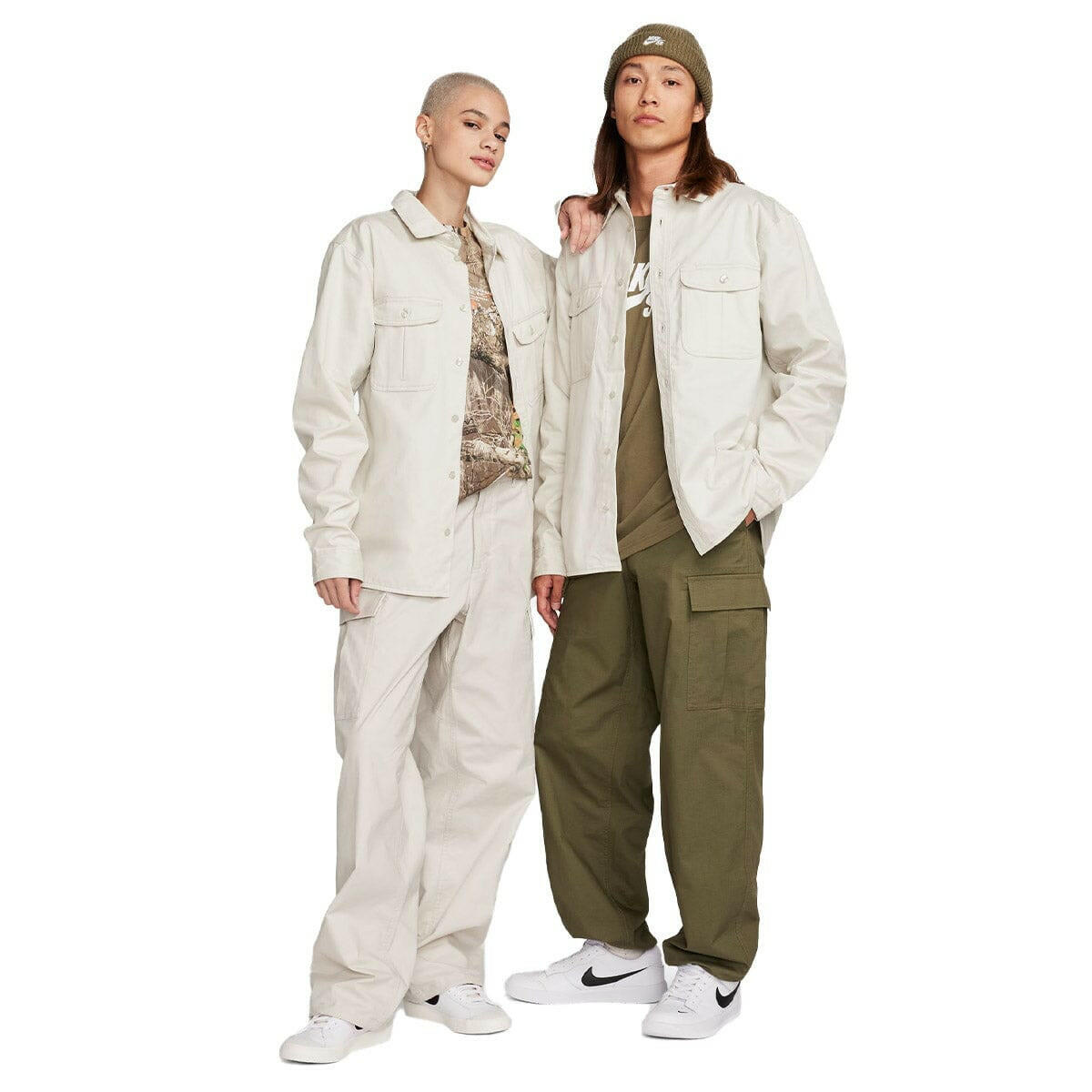 Nike SB - Tanglin Woven Shirt Light Bone.
