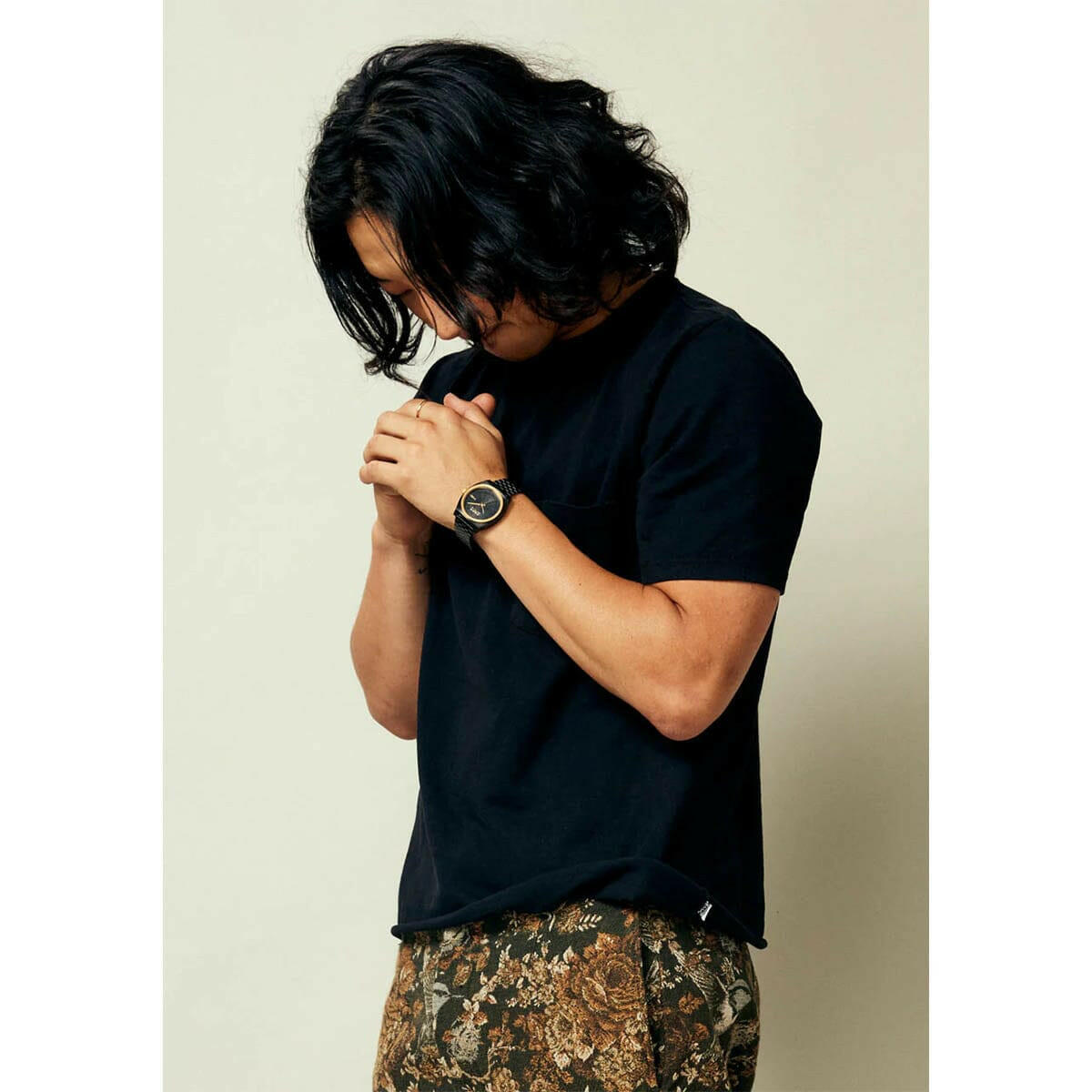 Nixon - 2PAC Time Teller Watch Black/Gold.