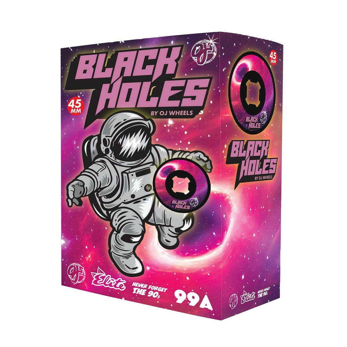 OJ - Black Holes Mini Chubbies Black 45MM 99A Skateboard Wheels.