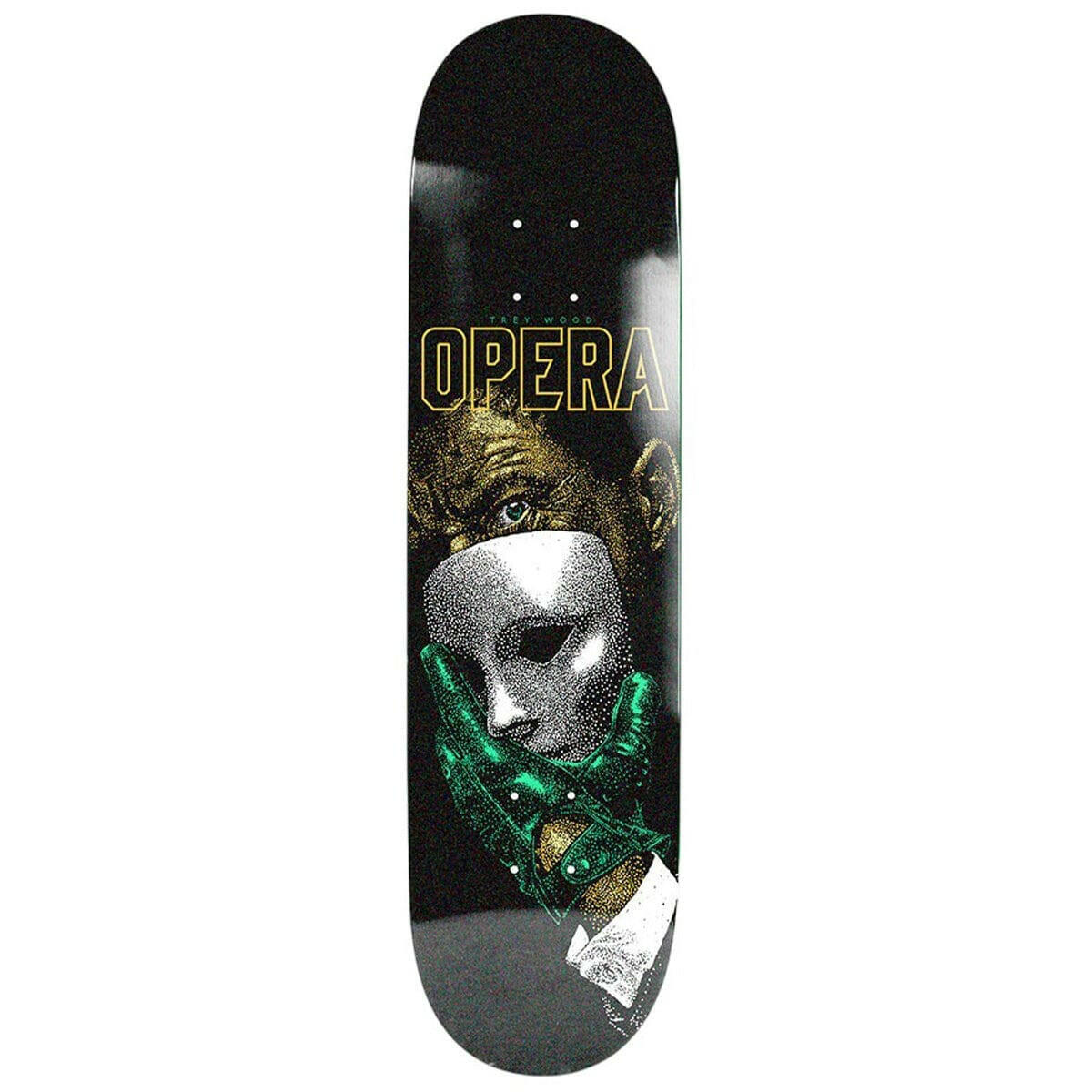 Opera - Trey Wood Unmasked Act II 9.0 Skateboard Deck.