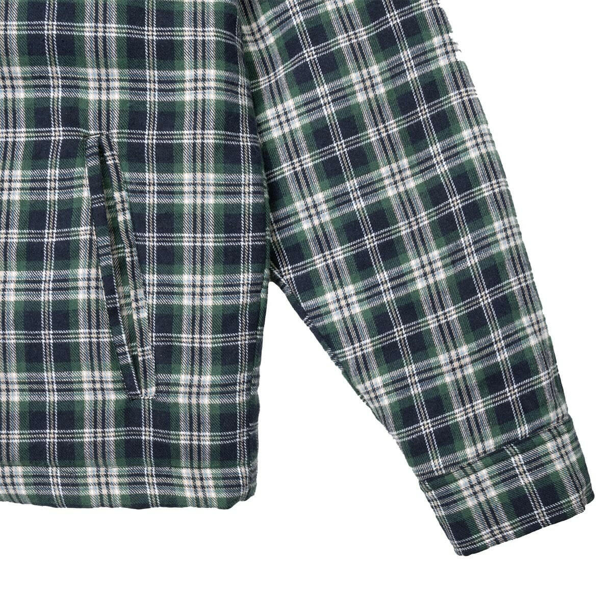 Pass~Port - Antler Zip Flannel Navy/Green.