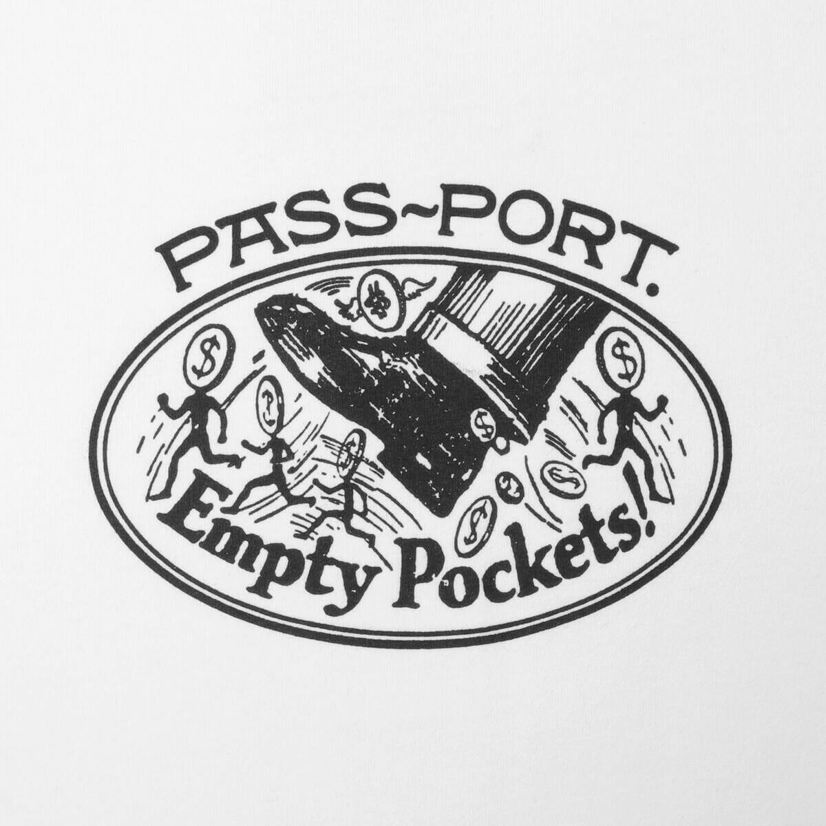 Pass~Port - Empty Pockets Tee White.