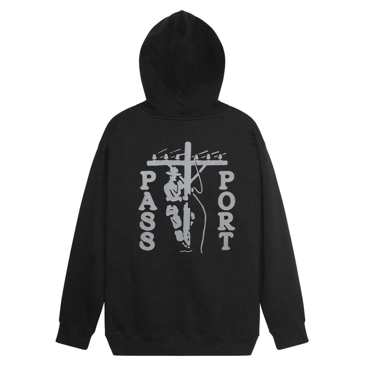 Pass~Port - Line~Worx Hoodie Black.