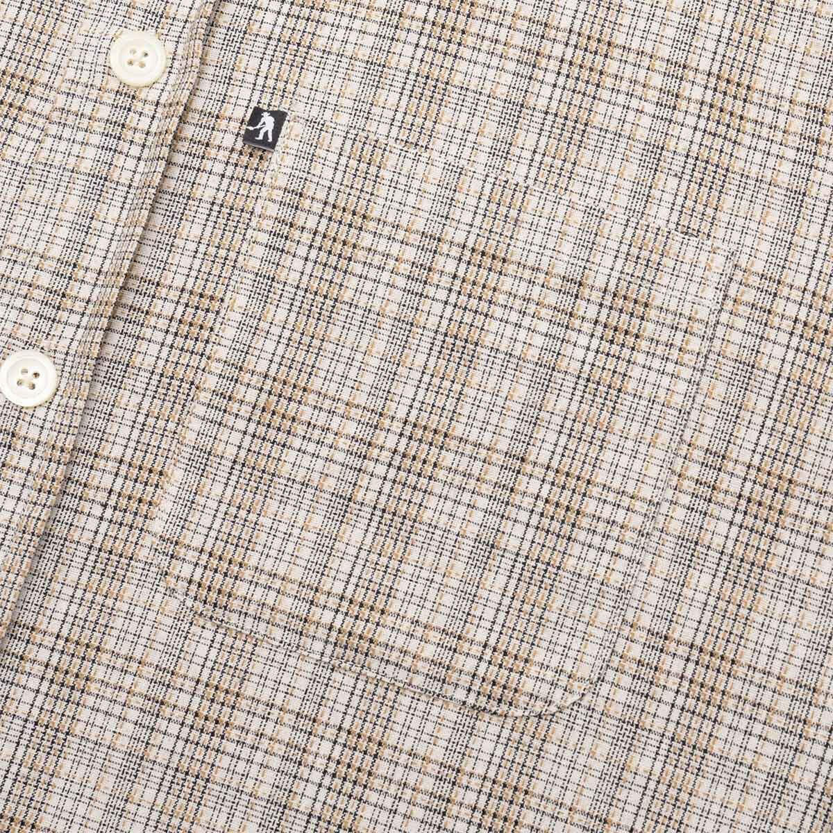Pass~Port - Workers Check Shirt Black/Bronze.