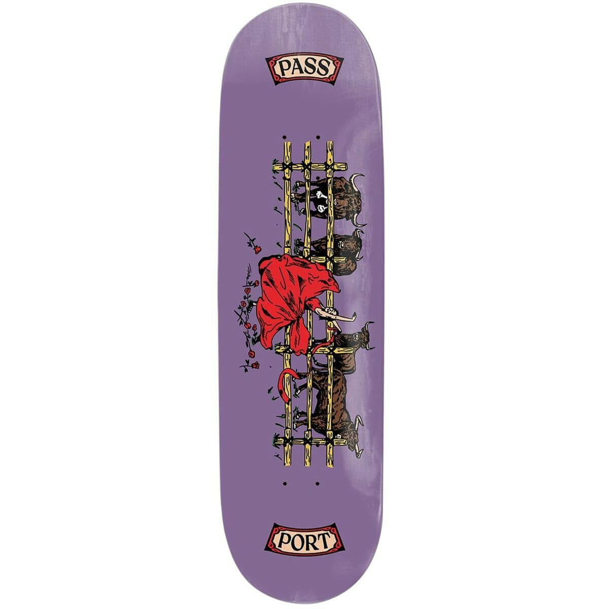 Pass~Port - You're Making Me Nervous Red Flag 8.25 Skateboard Deck.