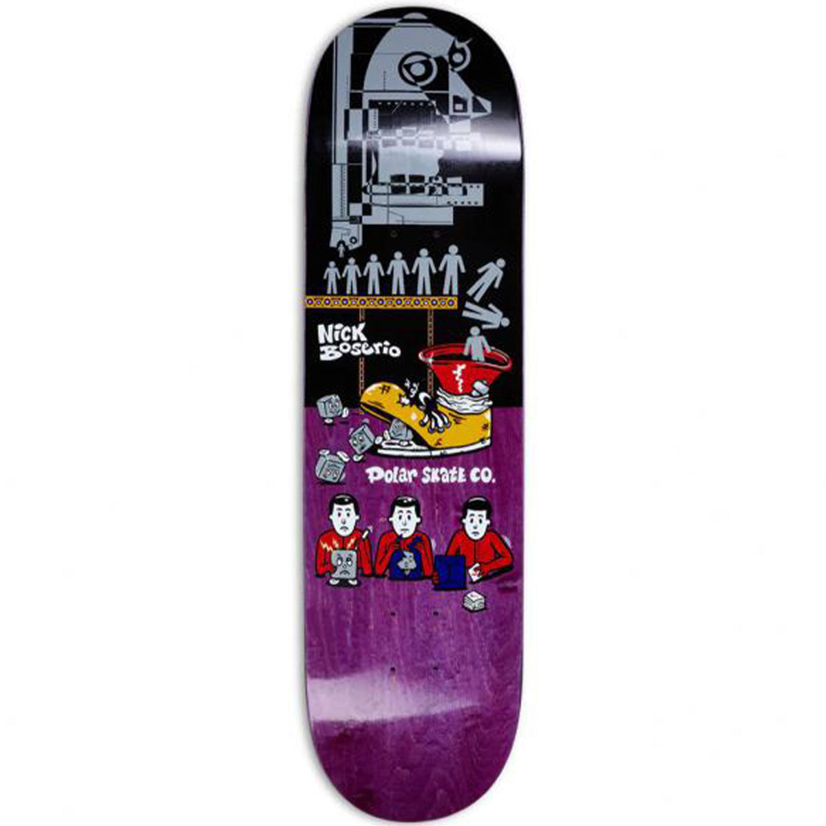 Polar - Nike Boserio The Machine 8.5 Skateboard Deck.