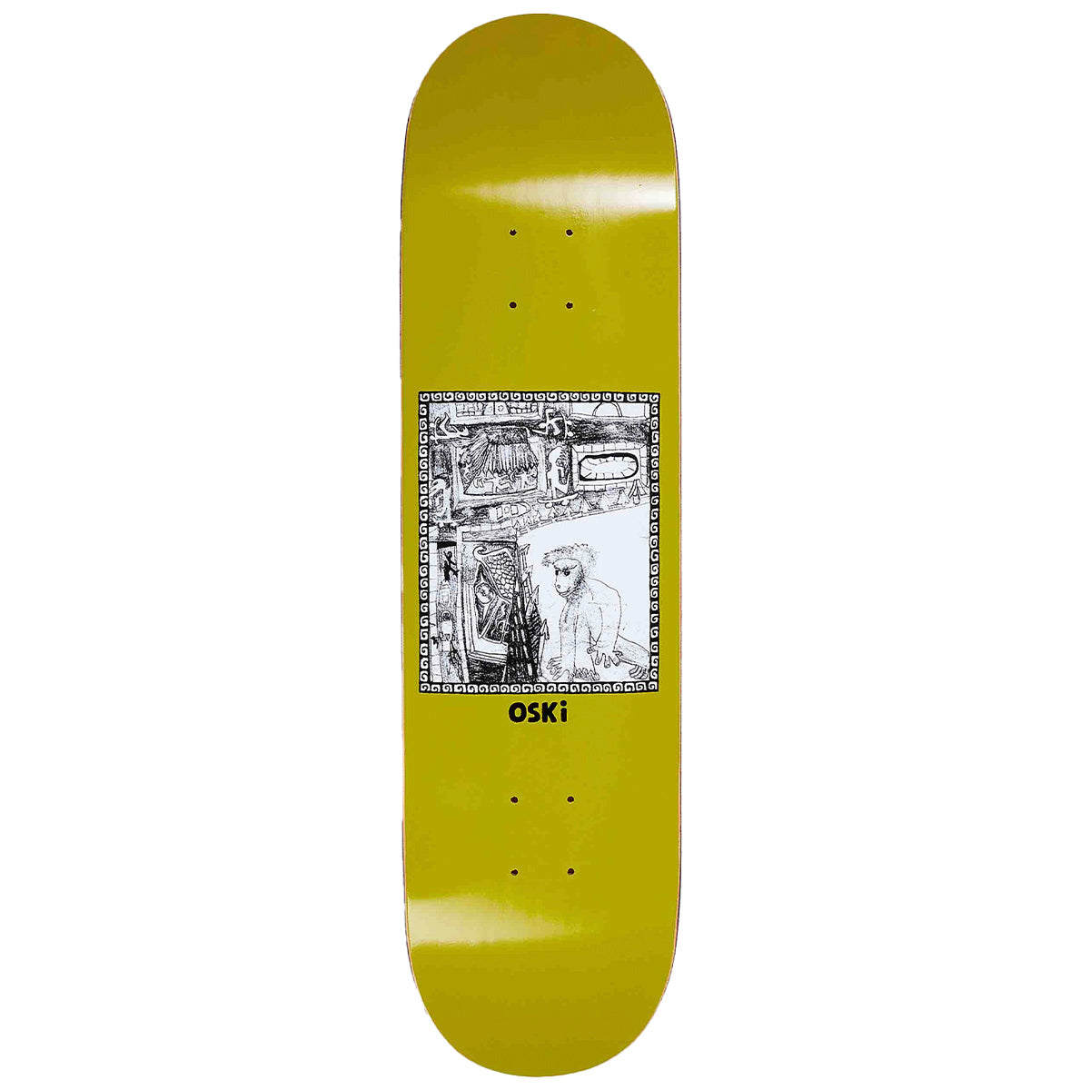 Polar - Oskar Rozenberg Gorilla King 8.0 Skateboard Deck.