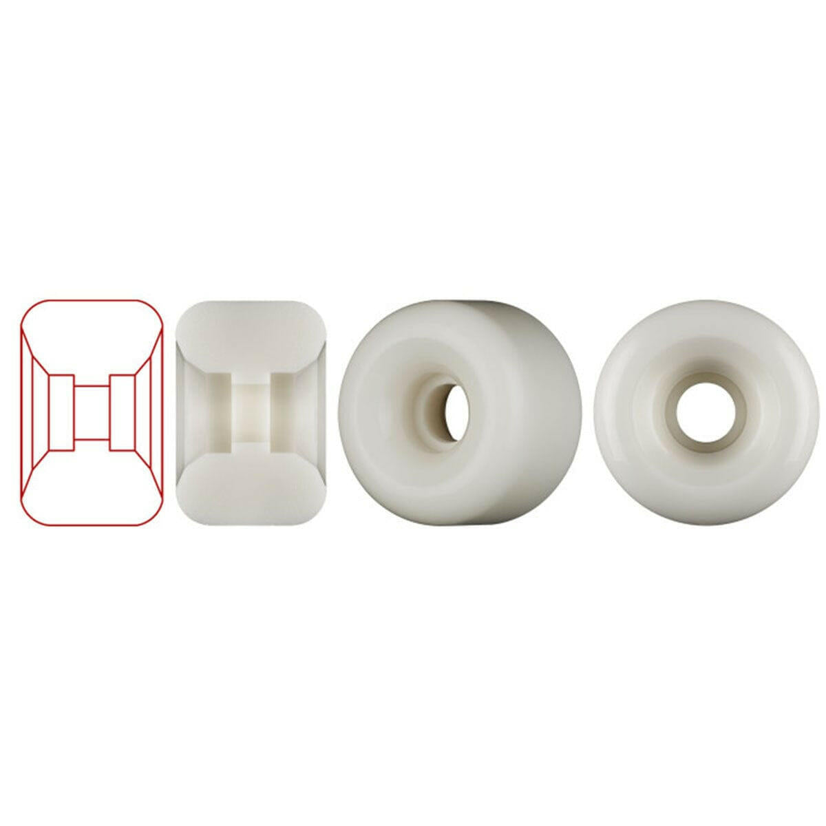 Powell Peralta - Dragon Formula 60MM X 40MM 88A Skateboard Wheels.