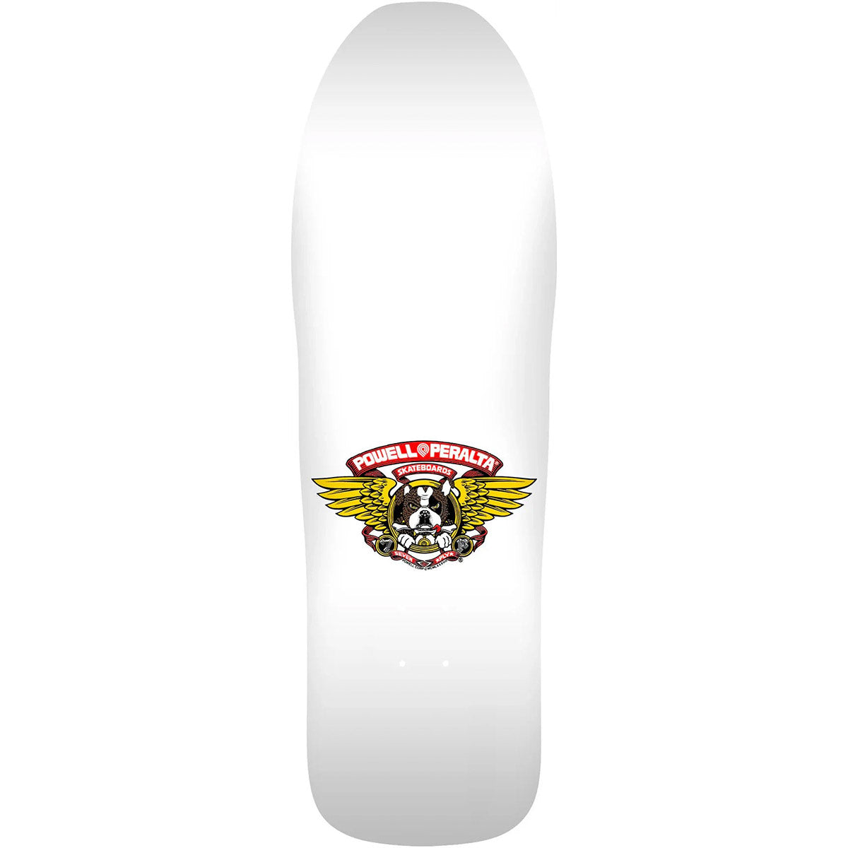 Powell Peralta - Frankie Hill Bulldog White/Gold Foil 10.0 Reissue Skateboard Deck.