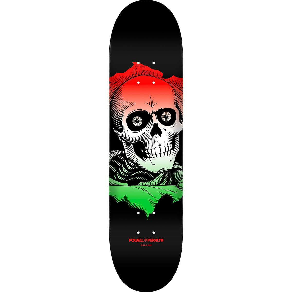 Powell Peralta - Ripper Green Fade 242 8.0 Skateboard Deck.