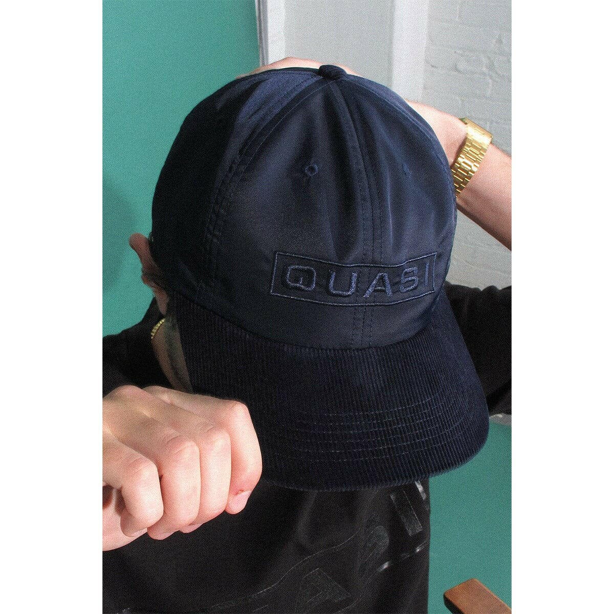 Quasi - Eurotext Hat Navy.