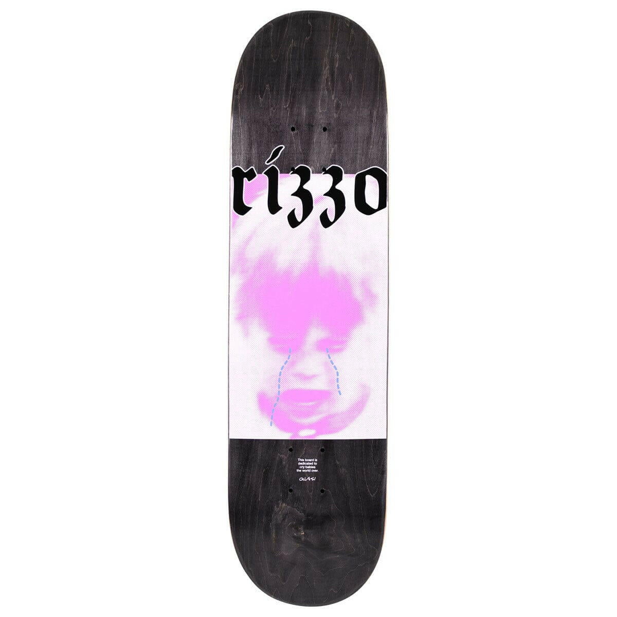Quasi - Dick Rizzo Cry Baby 8.25 Skateboard Deck.