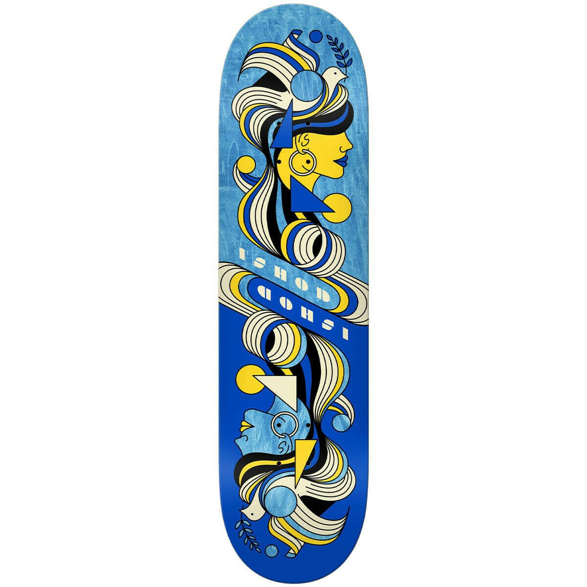 Real - Ishod Wair Fowls Twin Tail 8.0 Skateboard Deck.