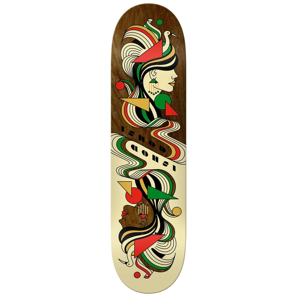 Real - Ishod Wair Fowls Twin Tail 8.25 Skateboard Deck.