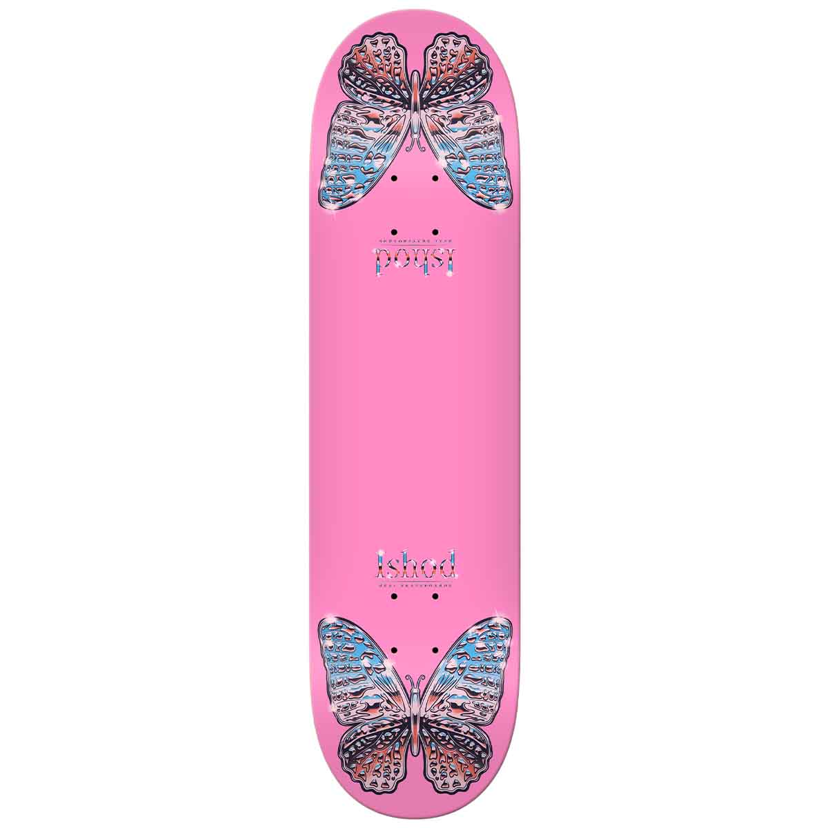 Real Ishod Wair Mariposa Chrome Twin 8.25 Skateboard Deck
