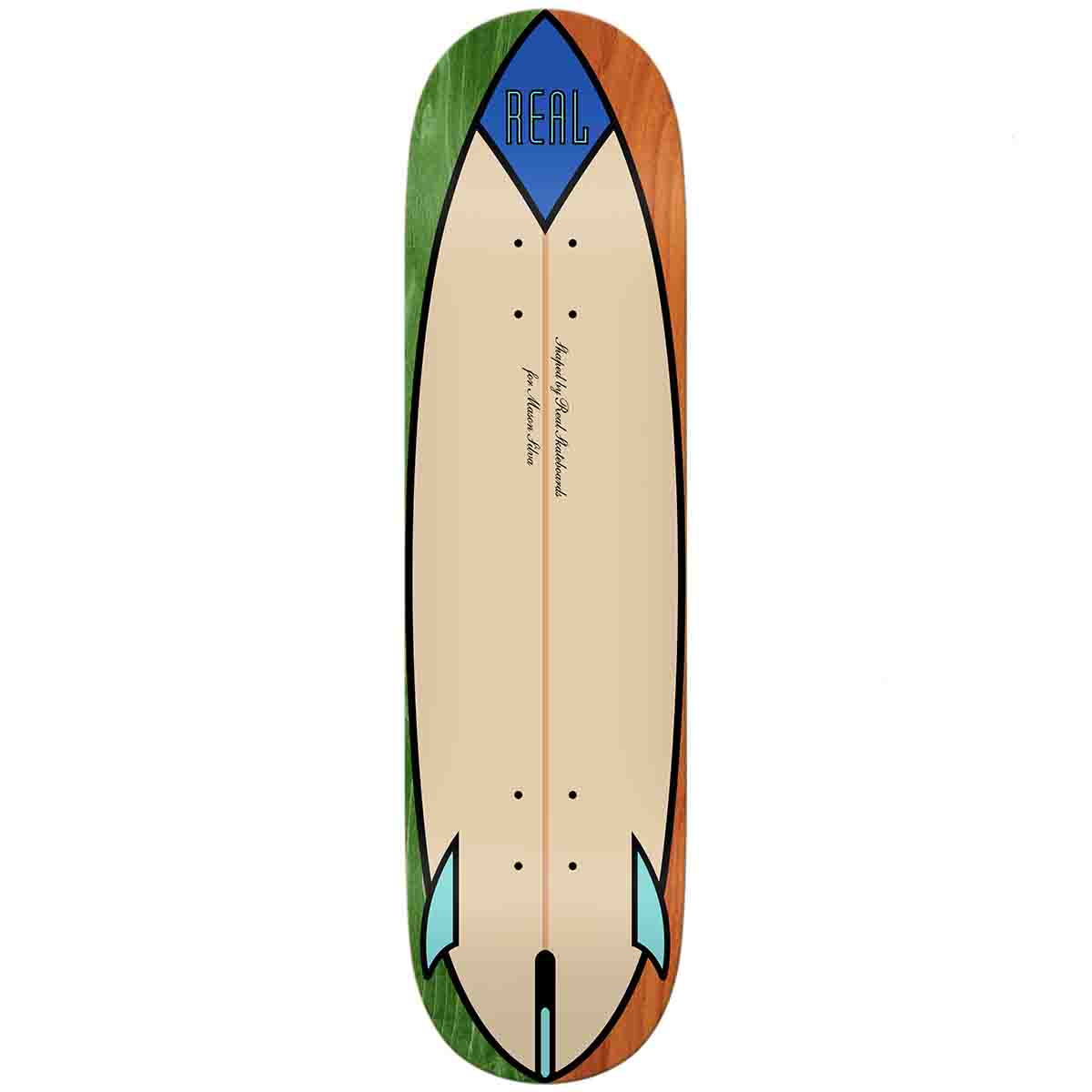 Real Mason Silva Speed Egg 8.28 Skateboard Deck