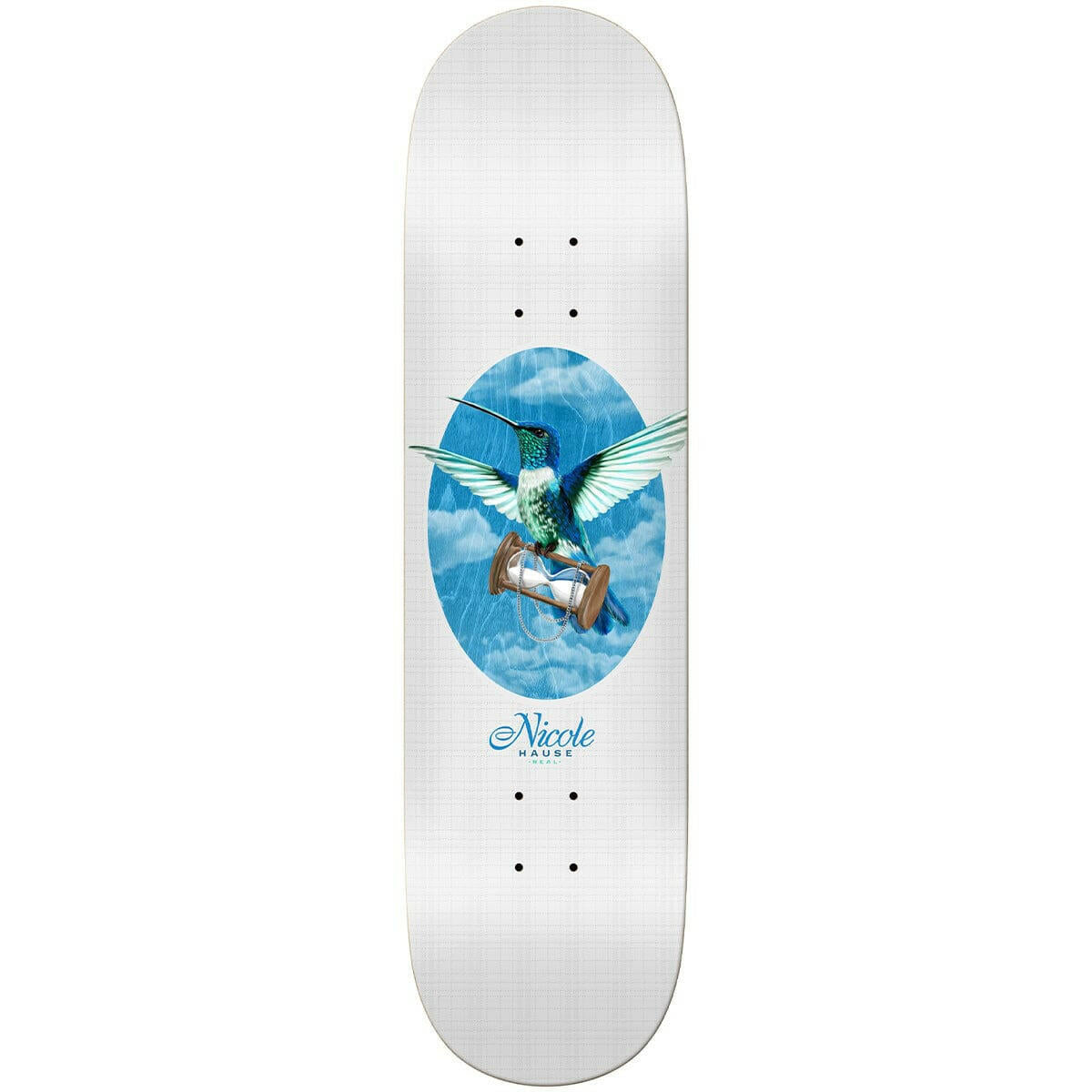 Real - Nicole Hause Time Flies 8.25 Skateboard Deck.