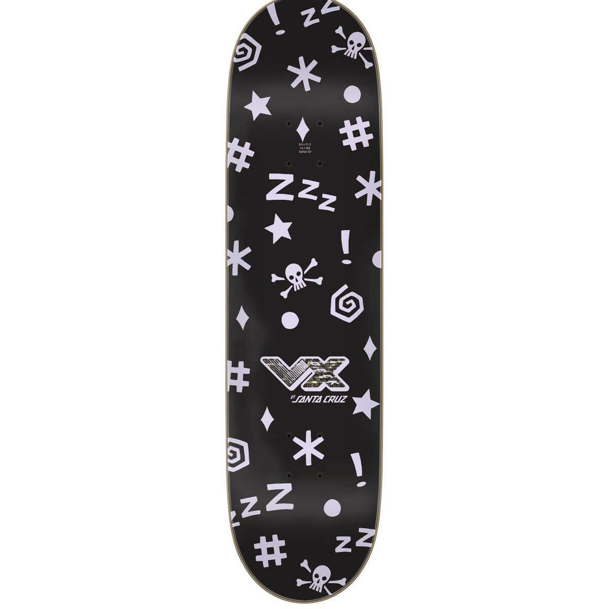 Santa Cruz - Tom Asta Fever Dream VX 8.0 Skateboard Deck.