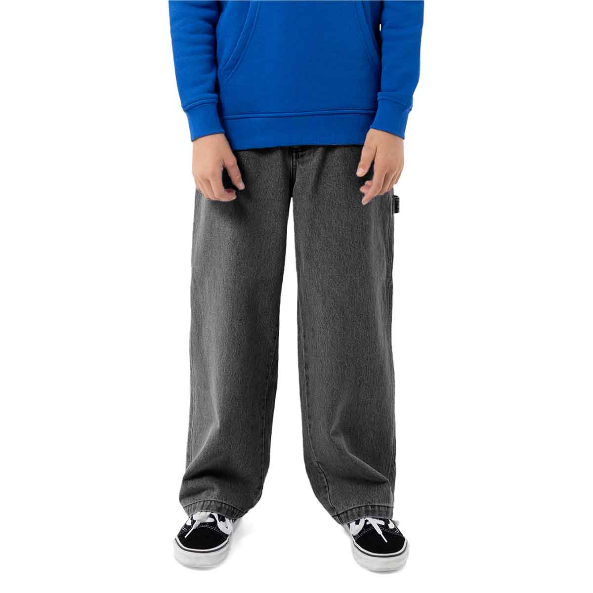 Santa Cruz Classic Dot Carpenter Youth Jeans Carbon Front Model
