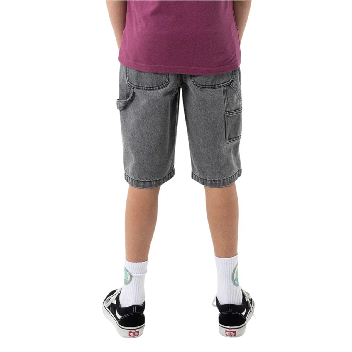 Santa Cruz - Classic Dot Youth Carpenter Shorts Carbon.