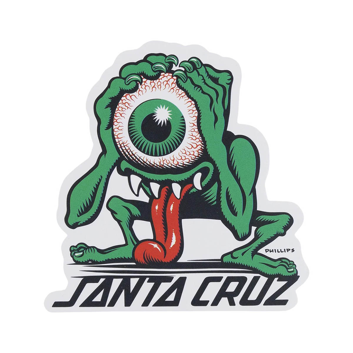 Santa Cruz Eyegore Strip Sticker