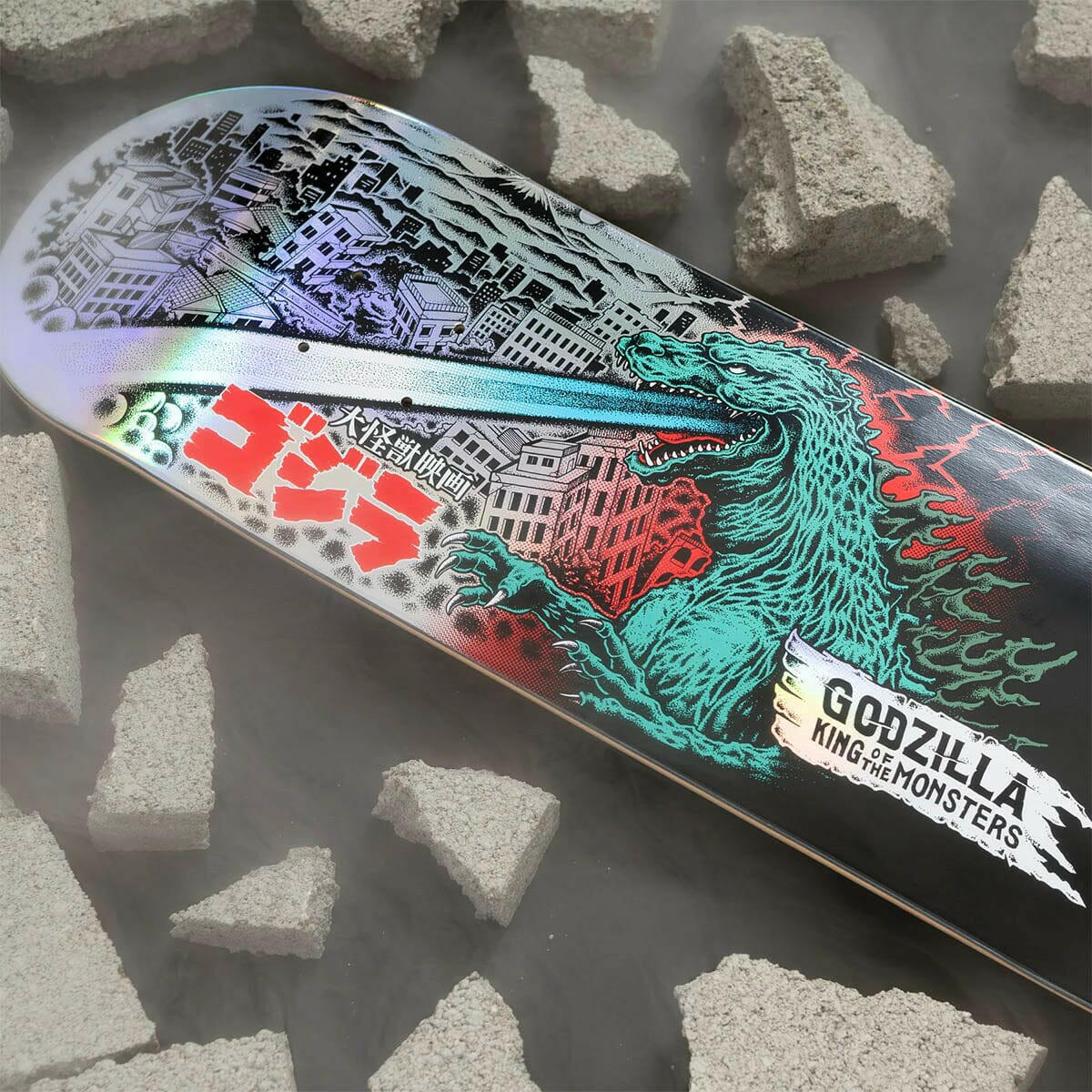 Santa Cruz - Godzilla O'Brien Reaper 8.25 Skateboard Deck.