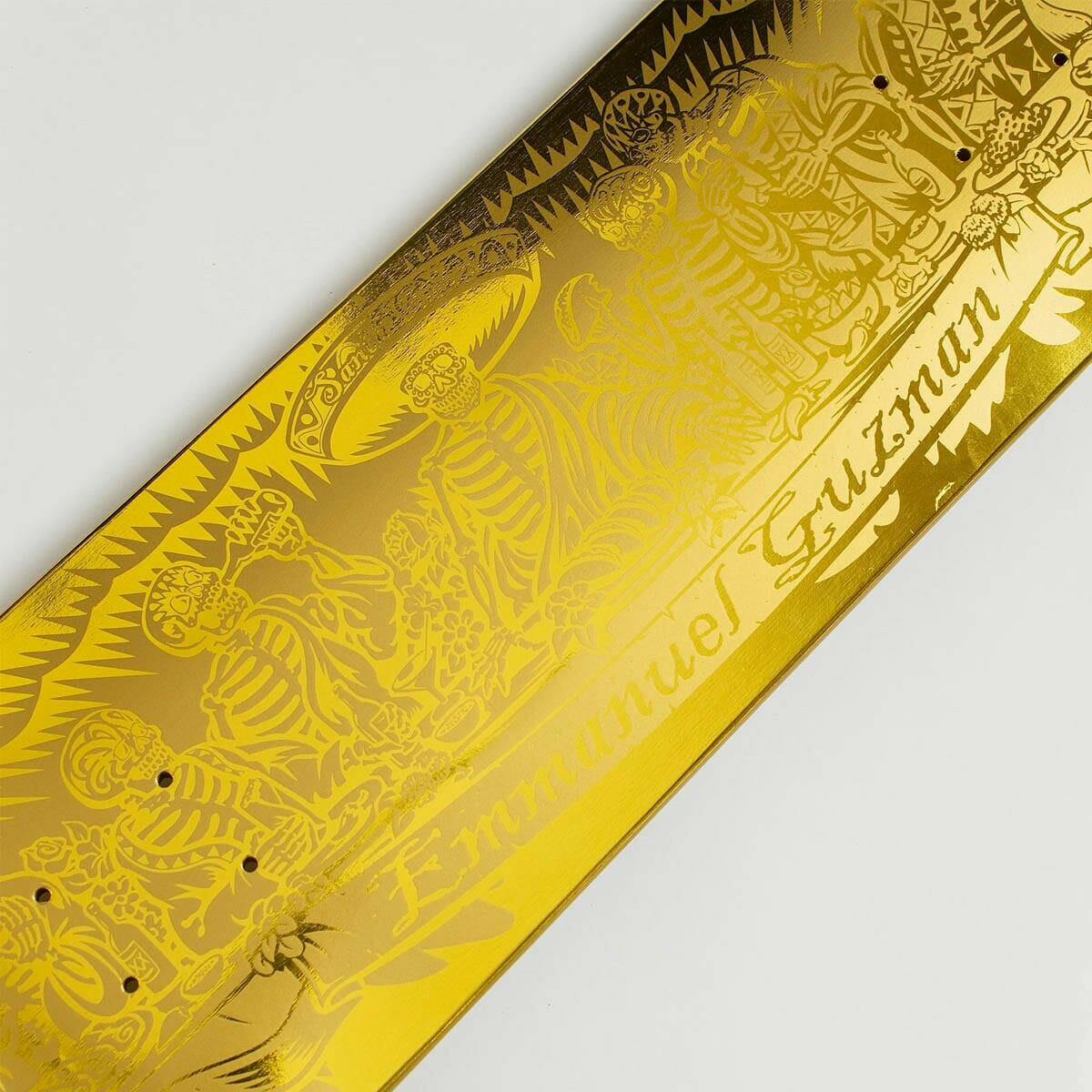 Santa Cruz - Emmanuel Guzman Dining With The Dead 8.27 Skateboard Deck.
