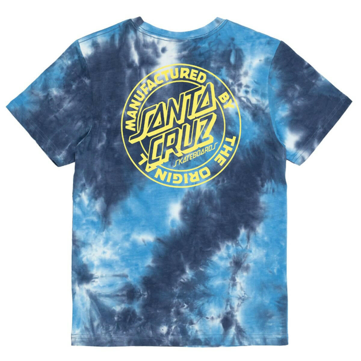 Santa Cruz - MFG Dot Youth Tee Blue Tie Dye.