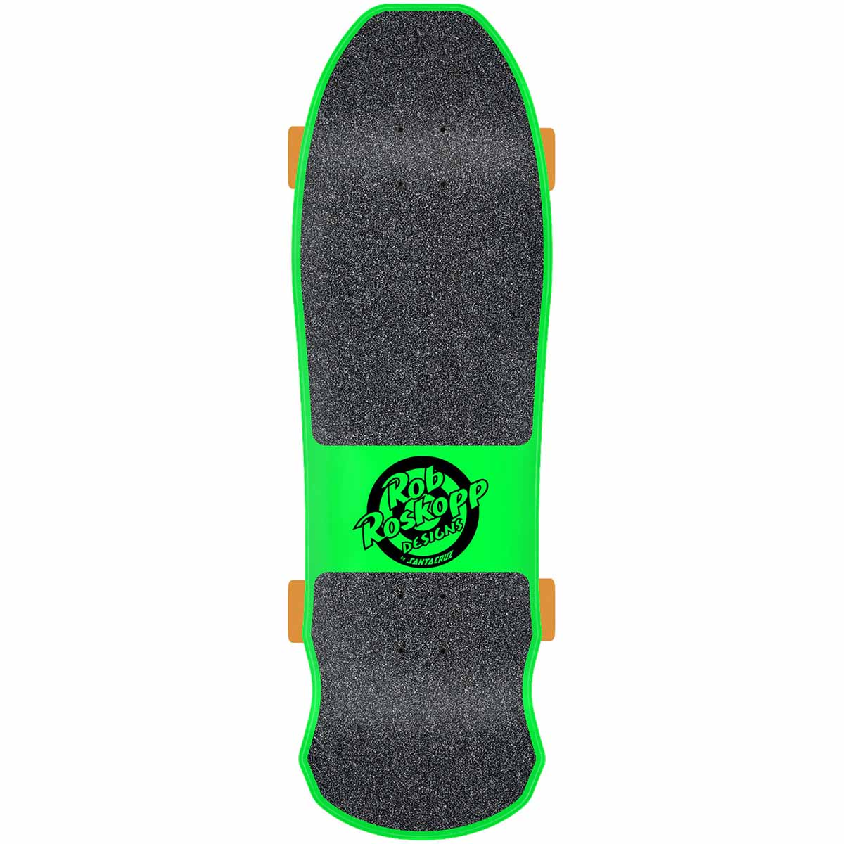 Santa Cruz Roskopp Face Reissue Green 9.5 Complete Skateboard Top