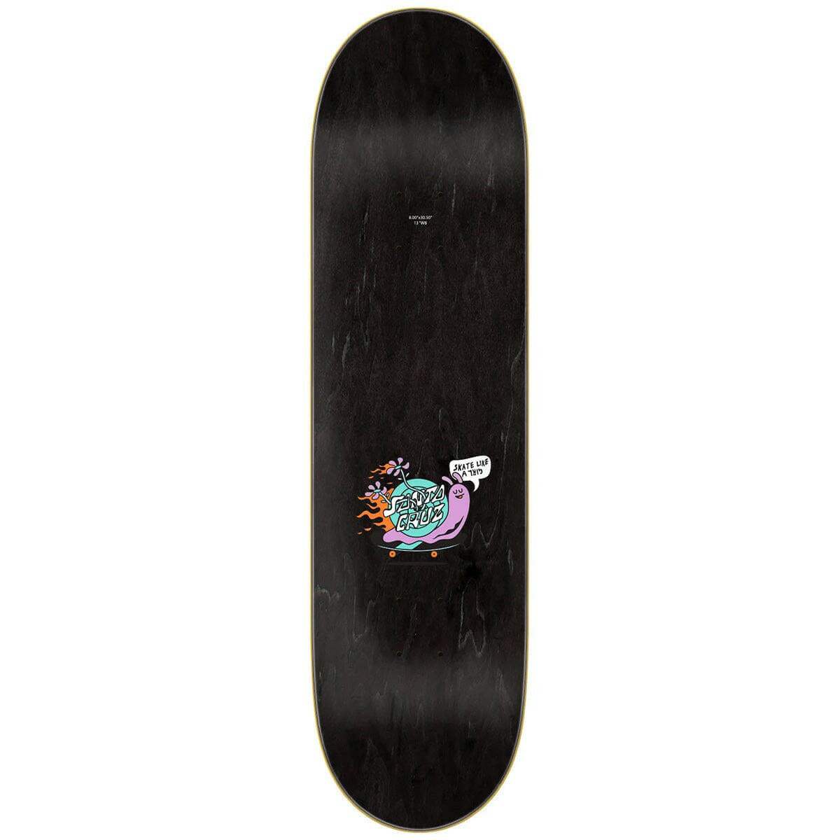 Santa Cruz - Skate Like A Girl 8.0 Skateboard Deck.