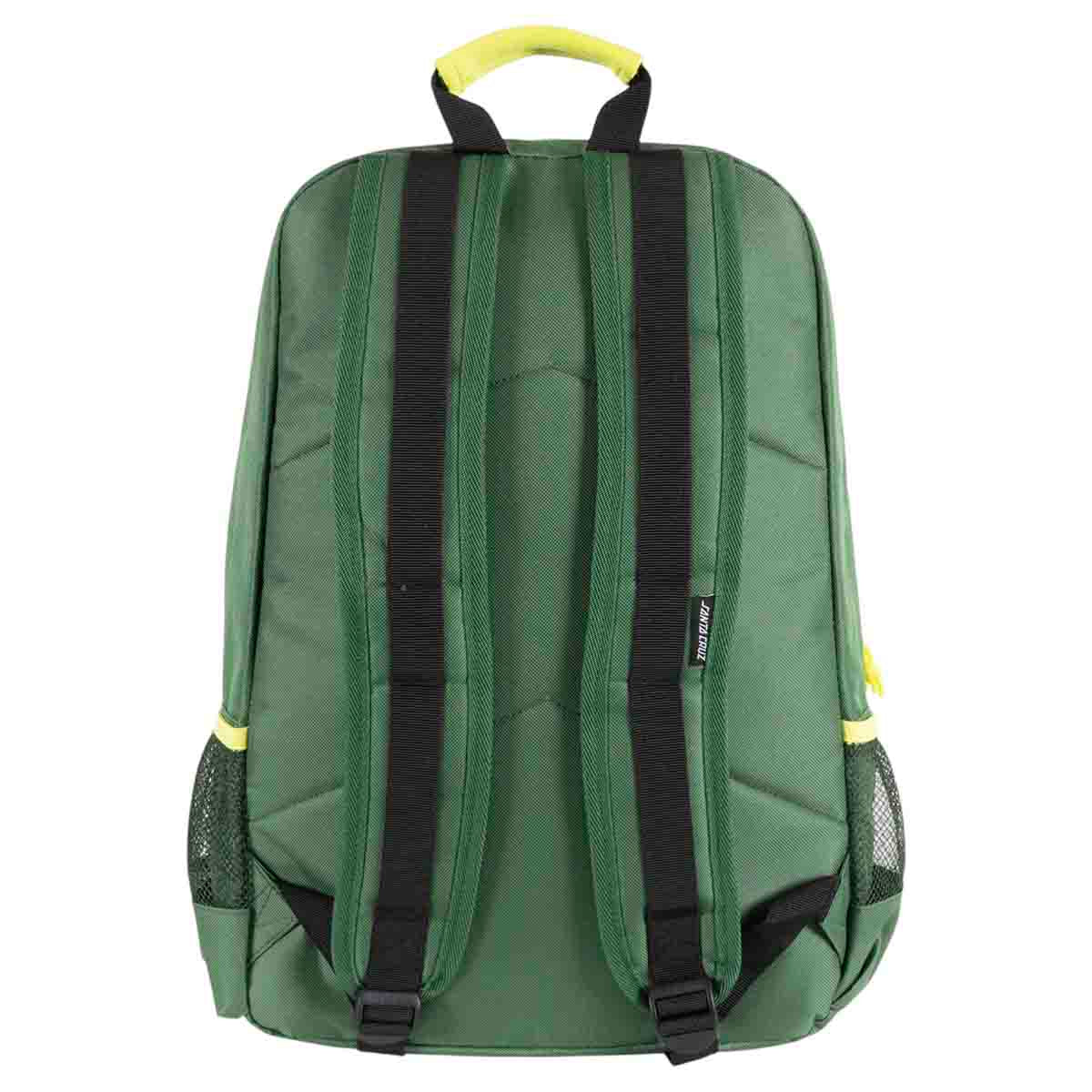 Santa Cruz Winkowski Dope Planet 2 Dot Backpack Dark Green Back