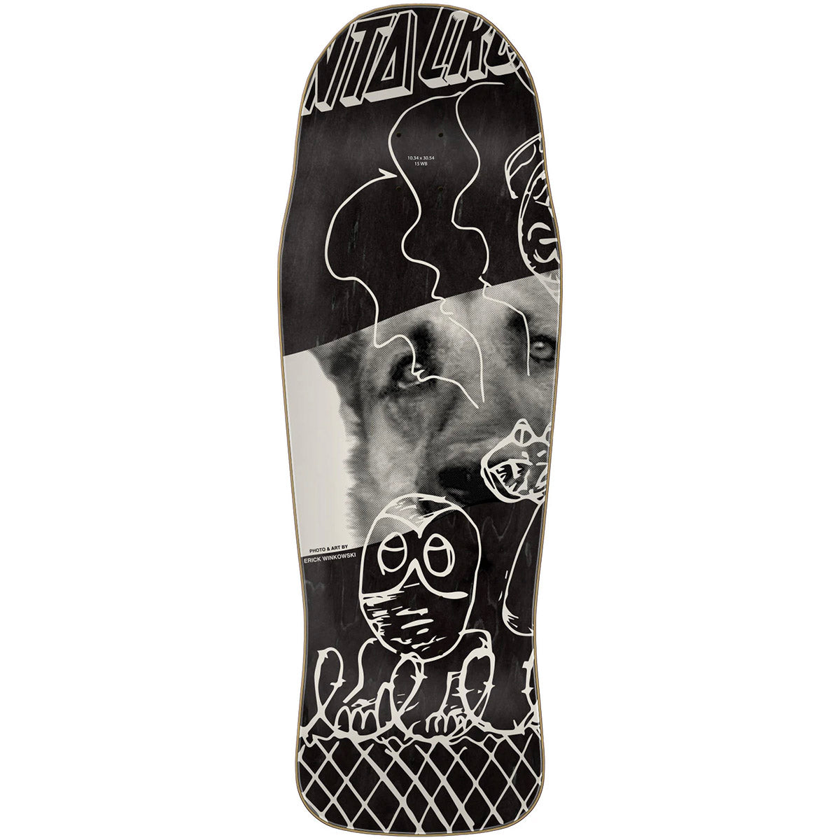 Santa Cruz Erick Winkowski Tribute 10.34 Skateboard Deck