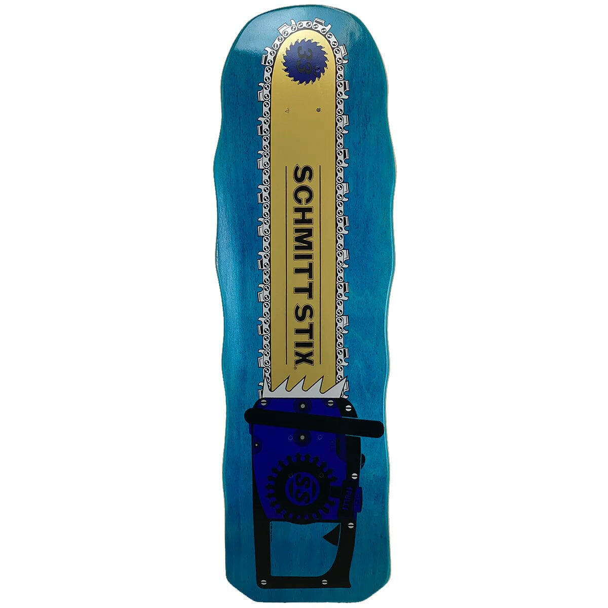 Schmitt Stix - Chainsaw 10.0 Reissue Skateboard Deck.