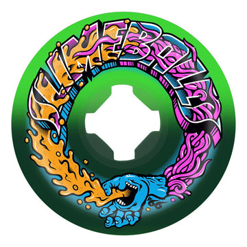 Slime Balls Greetings Speed Balls Green/Black 56MM 99A Skateboard Wheels
