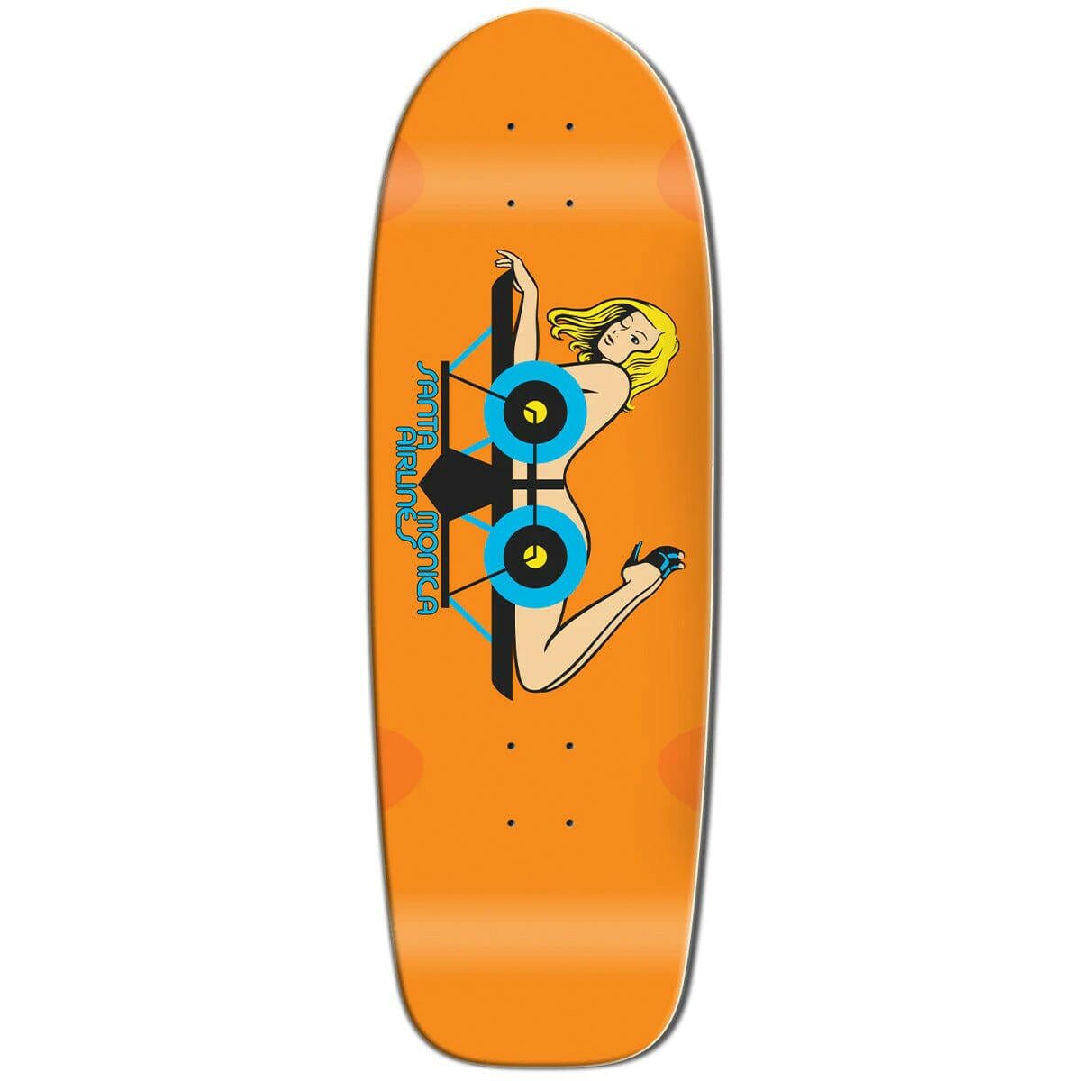 SMA - Girl On A Plane 9.5 Reissue Skateboard Deck.