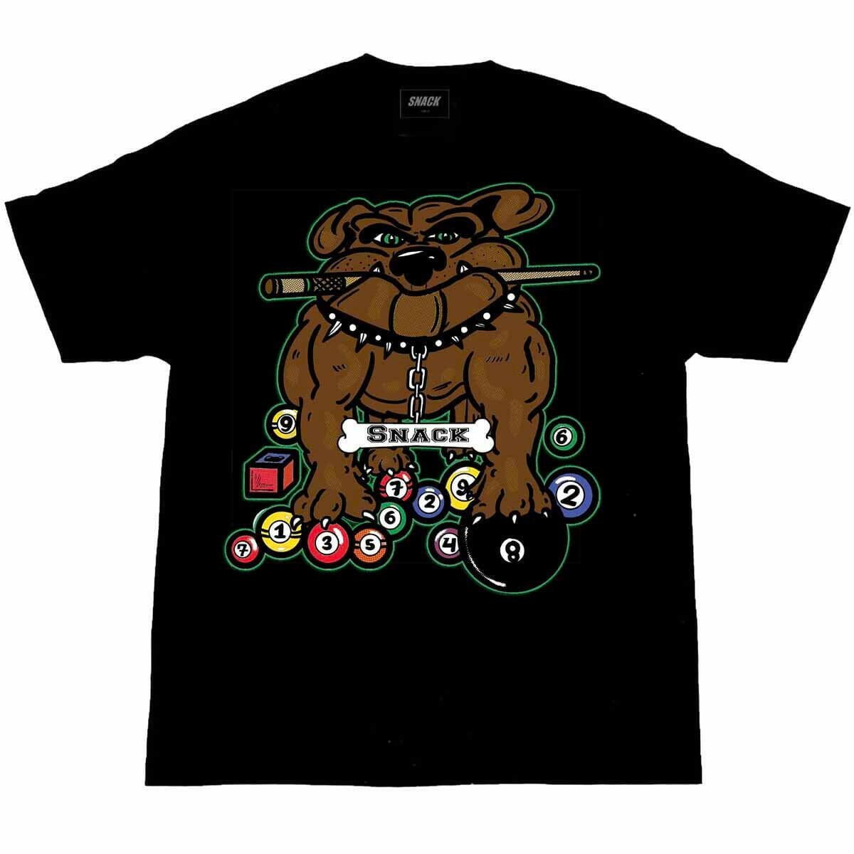 Snack - Billards Bully Tee Black.