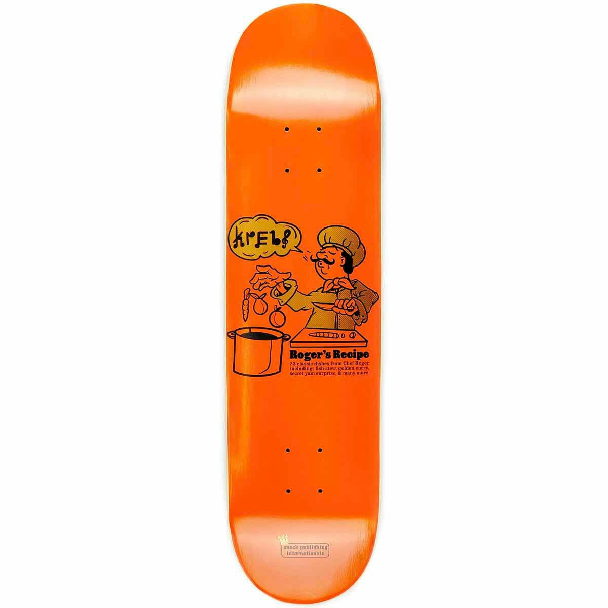 Snack - Roger Krebs Recipe 8.0 Skateboard Deck.
