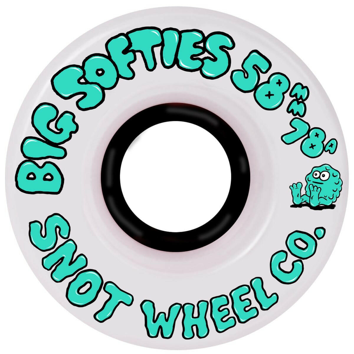 Snot Big Softies 58MM 78A Skateboard Wheels.
