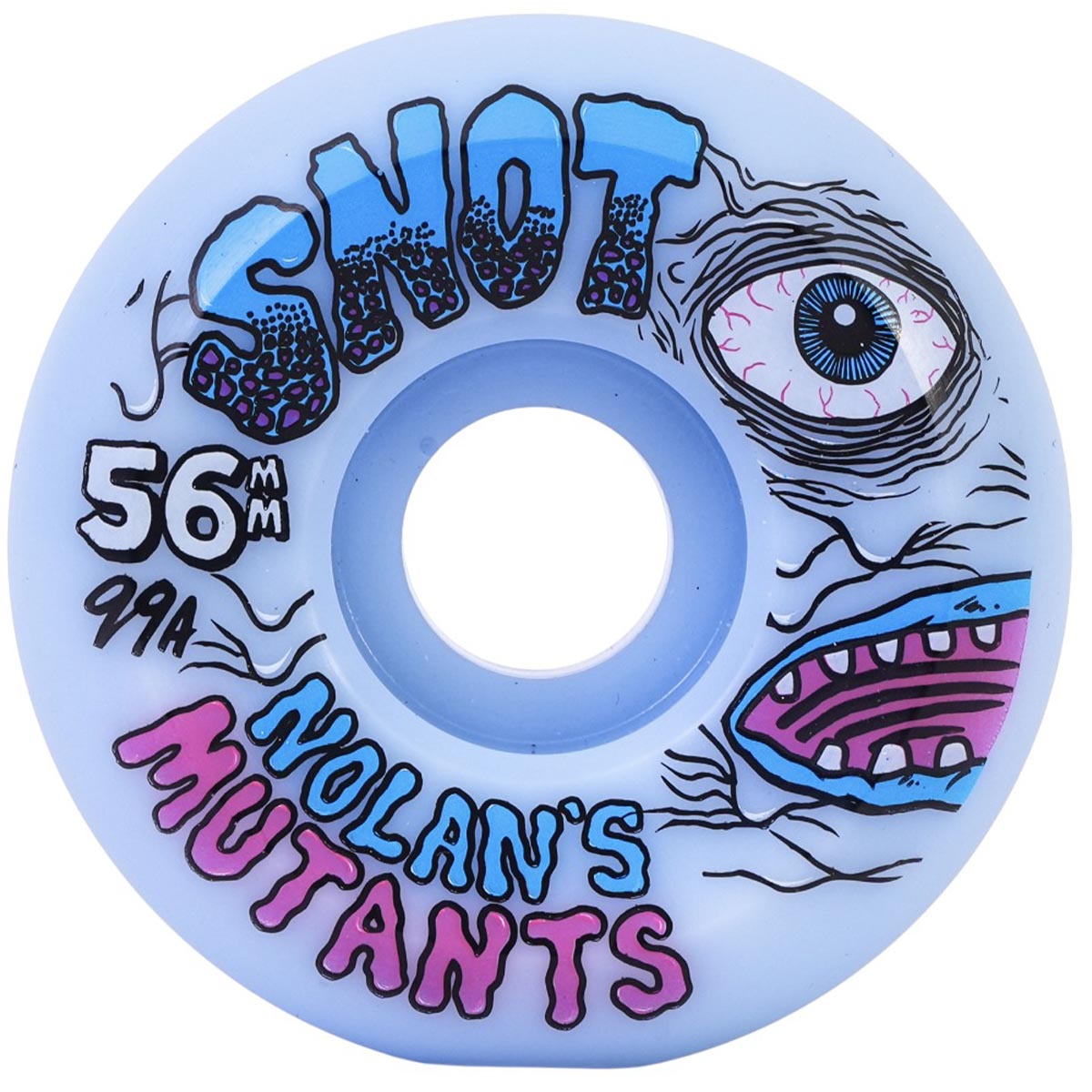 Snot Nolan's Mutants Ice Blue 56MM 99A Skateboard Wheels
