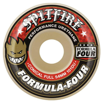 Spitfire F4 Conical Full 54MM 101A Skateboard Wheels.