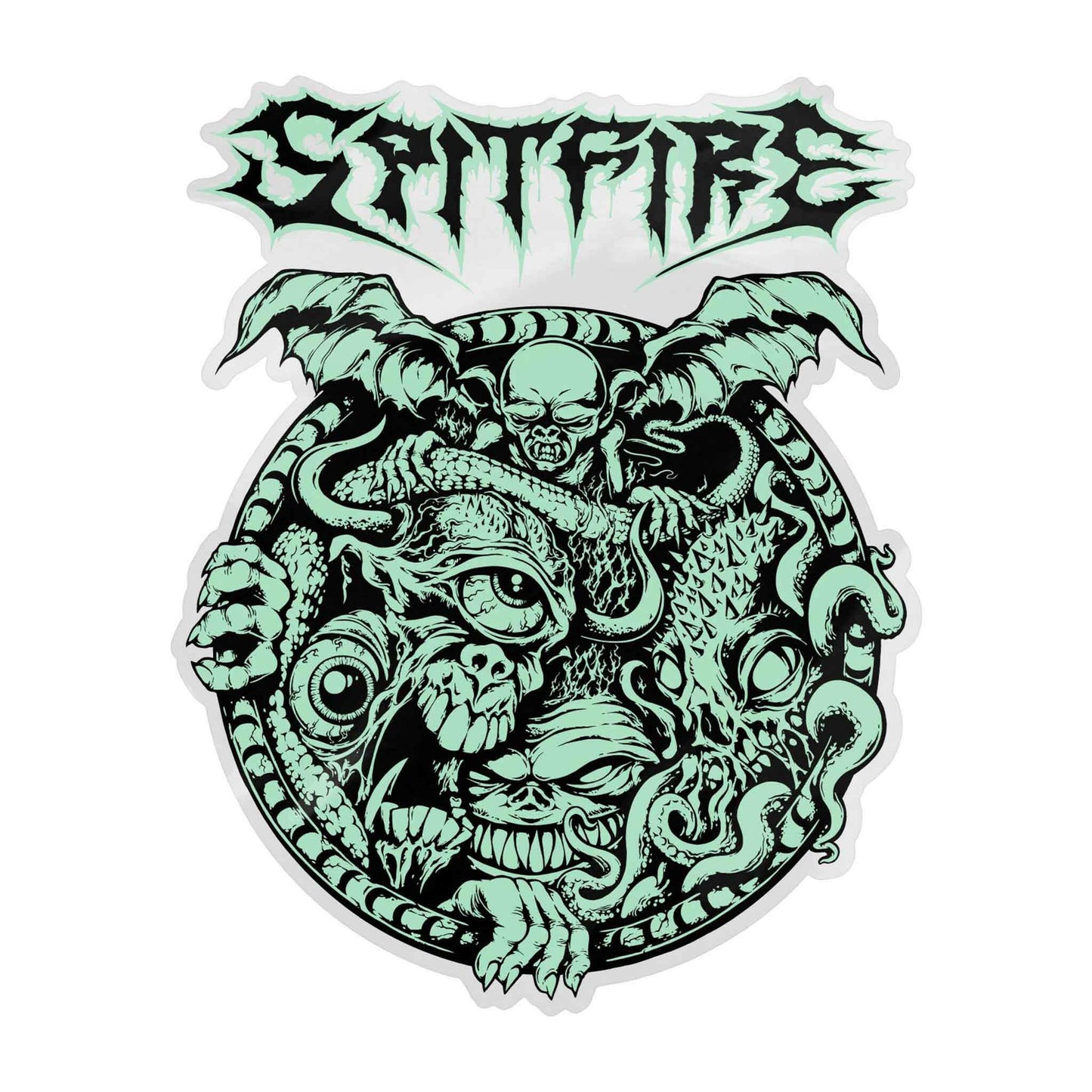Spitfire - Demon Gate 5.5" Sticker.