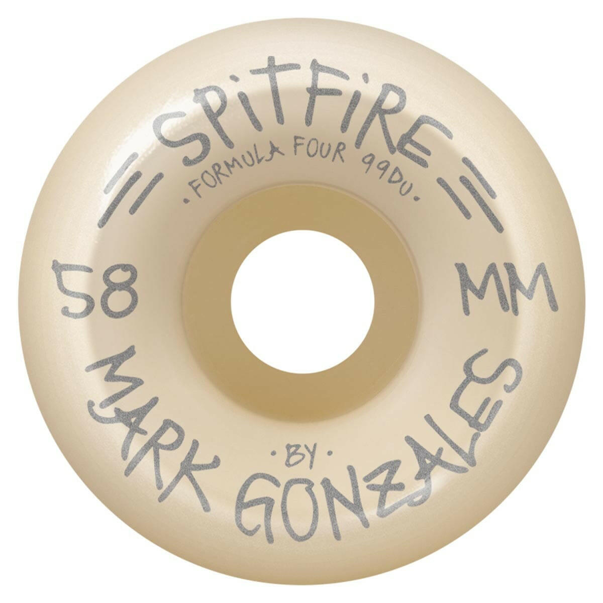 Spitfire - F4 Gonz Birds Conical Full 58MM 99A Skateboard Wheels.