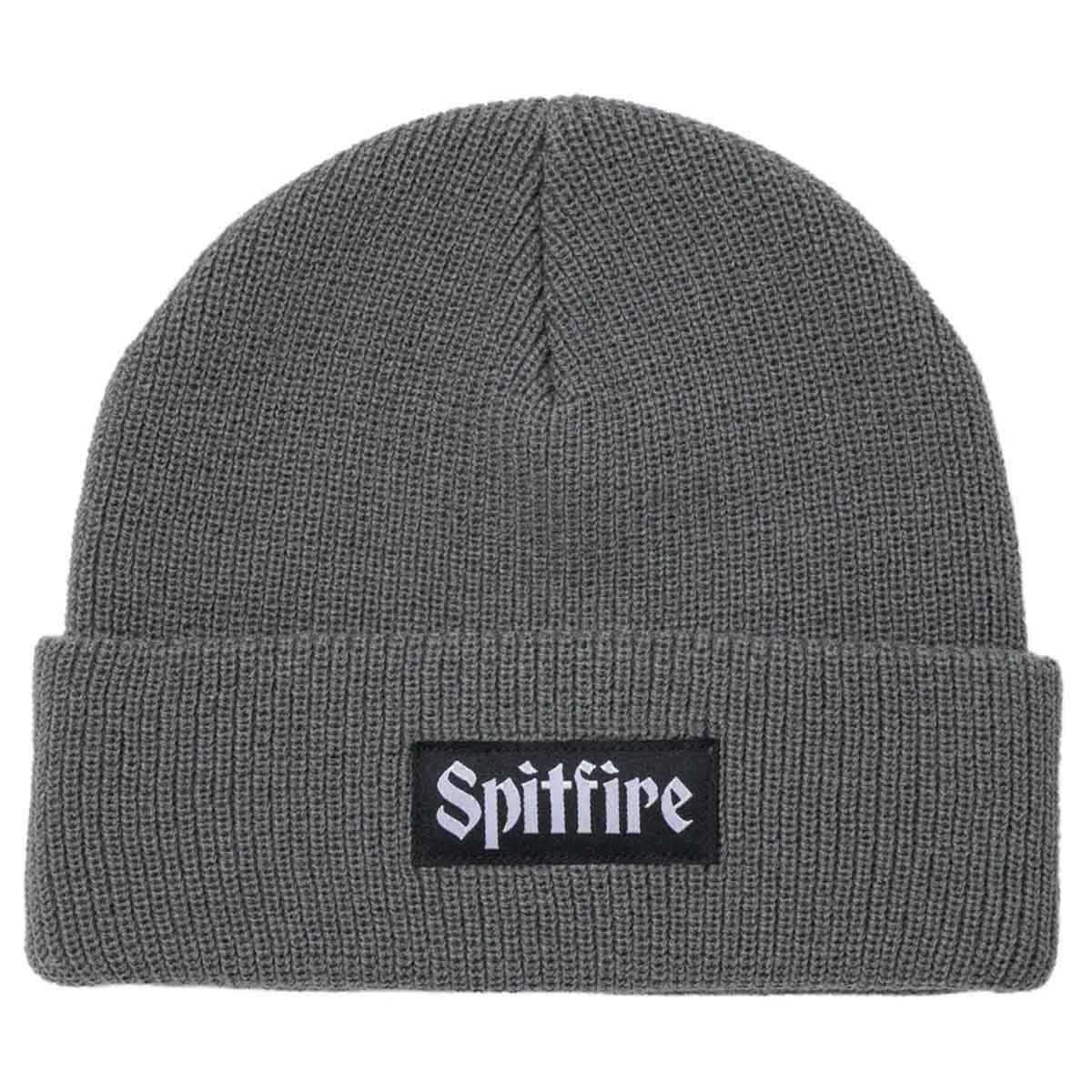 Spitfire Molotov Script Cuff Beanie Charcoal
