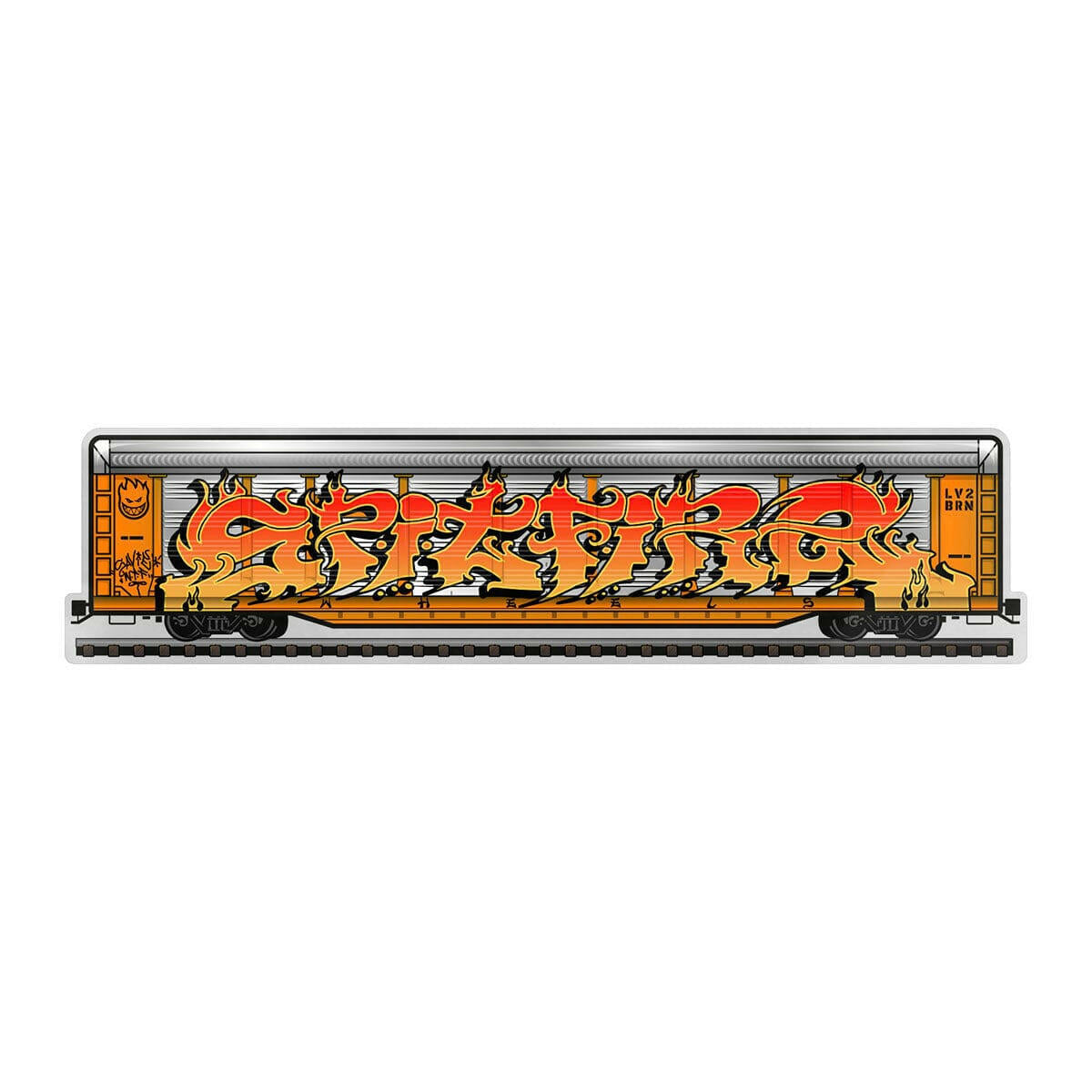 Spitfire - Savie Train 8" Sticker.